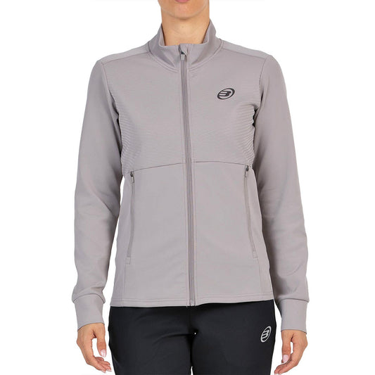 SUDADERA BULLPADEL ELEVO MUJER GRIS