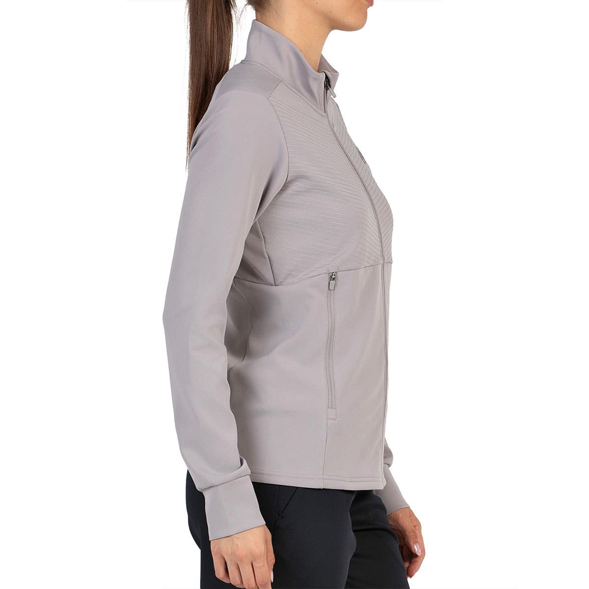 SUDADERA BULLPADEL ELEVO MUJER GRIS