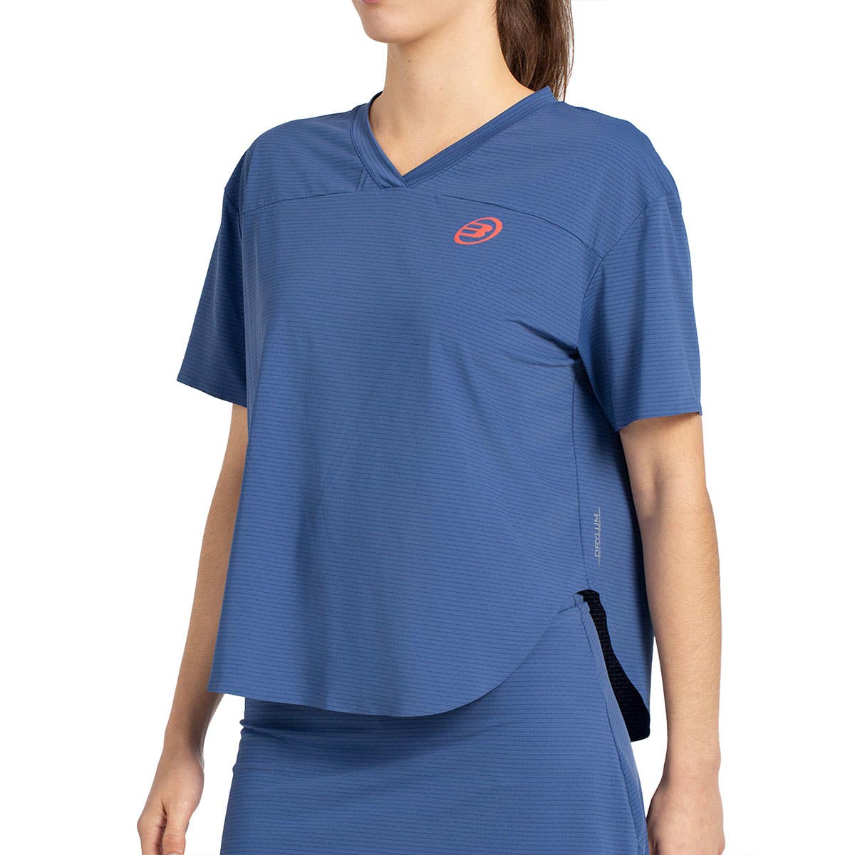 CAMISETA BULLPADEL BELVIS MUJER AZUL OSCURO
