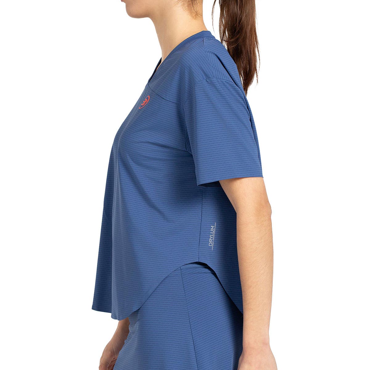 CAMISETA BULLPADEL BELVIS MUJER AZUL OSCURO