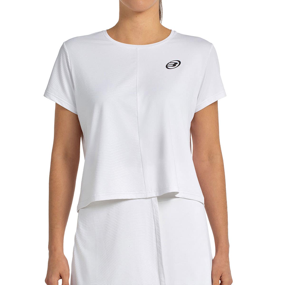 CAMISETA MANGA CORTA BULLPADEL BILME MUJER BLANCO