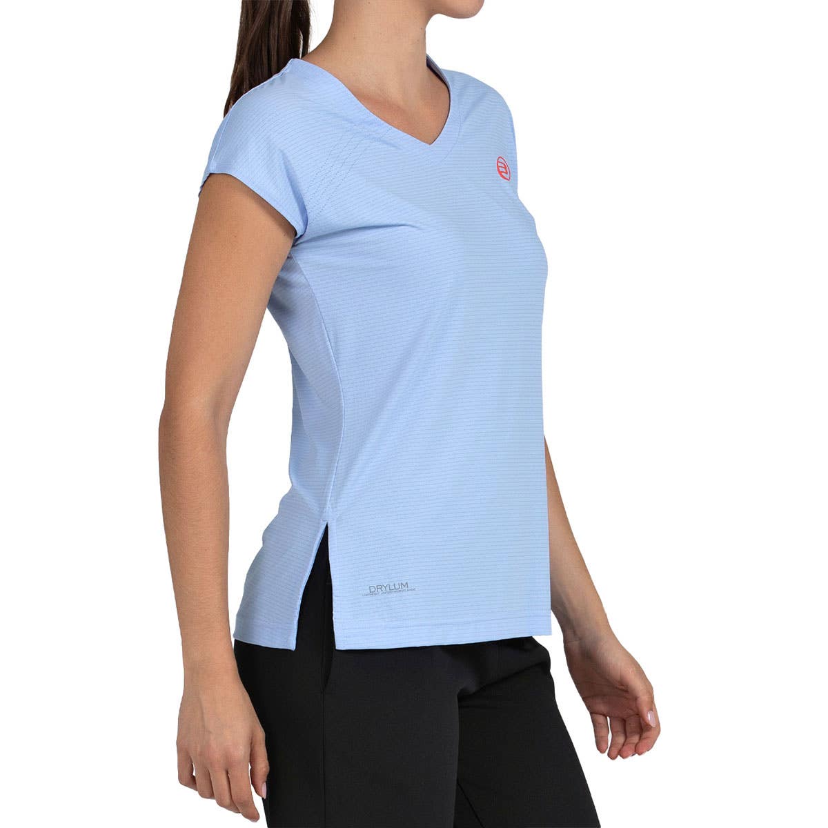 CAMISETA BULLPADEL COVELO MUJER AZUL CELESTE