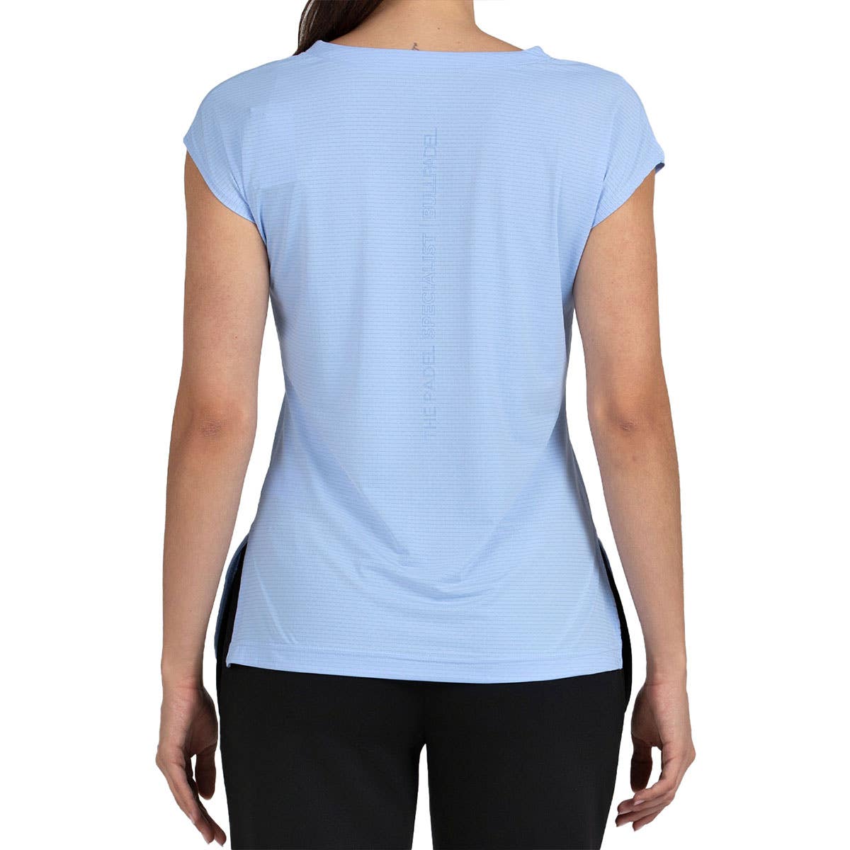 CAMISETA BULLPADEL COVELO MUJER AZUL CELESTE