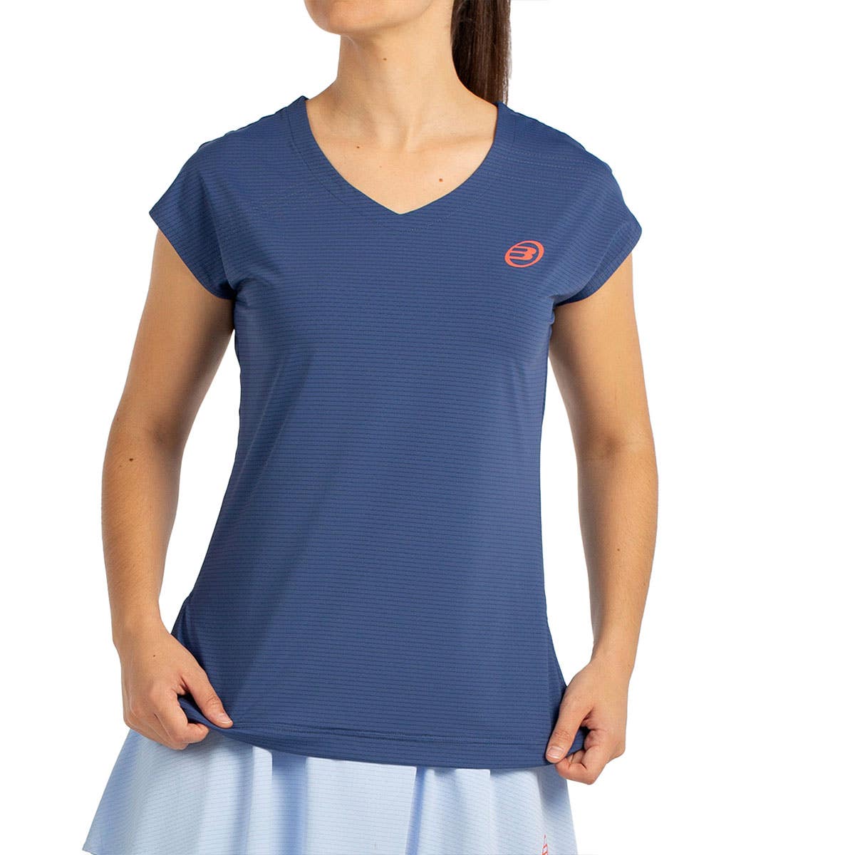 CAMISETA BULLPADEL COVELO MUJER AZUL OSCURO