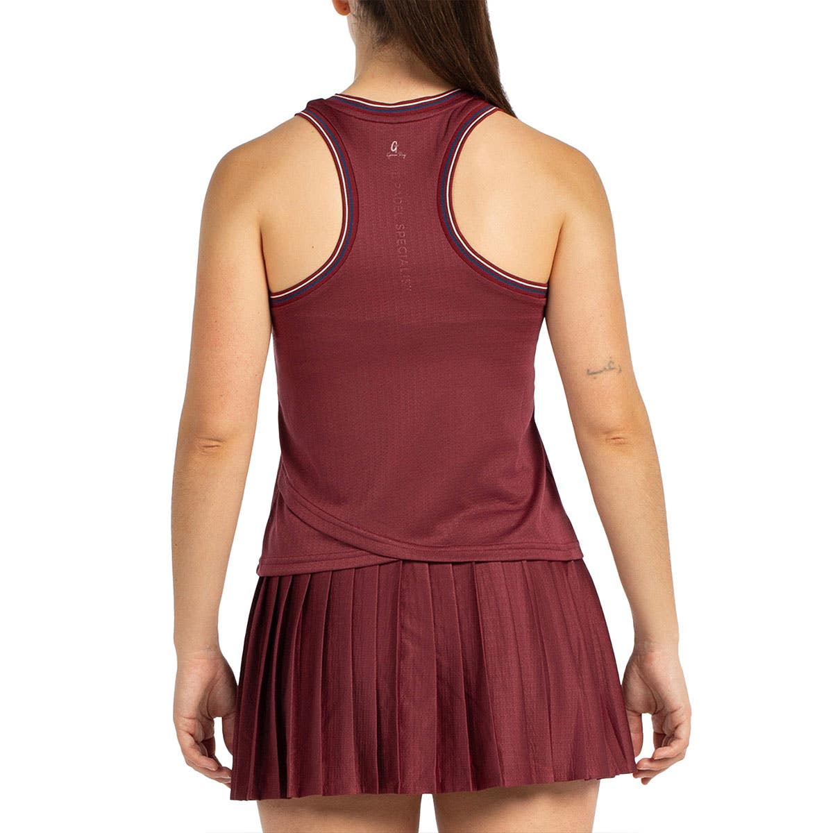 CAMISETA S/MANGAS BULLPADEL AZA MUJER GRANATE