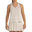 CAMISETA S/MANGAS BULLPADEL AZA MUJER BEIGE