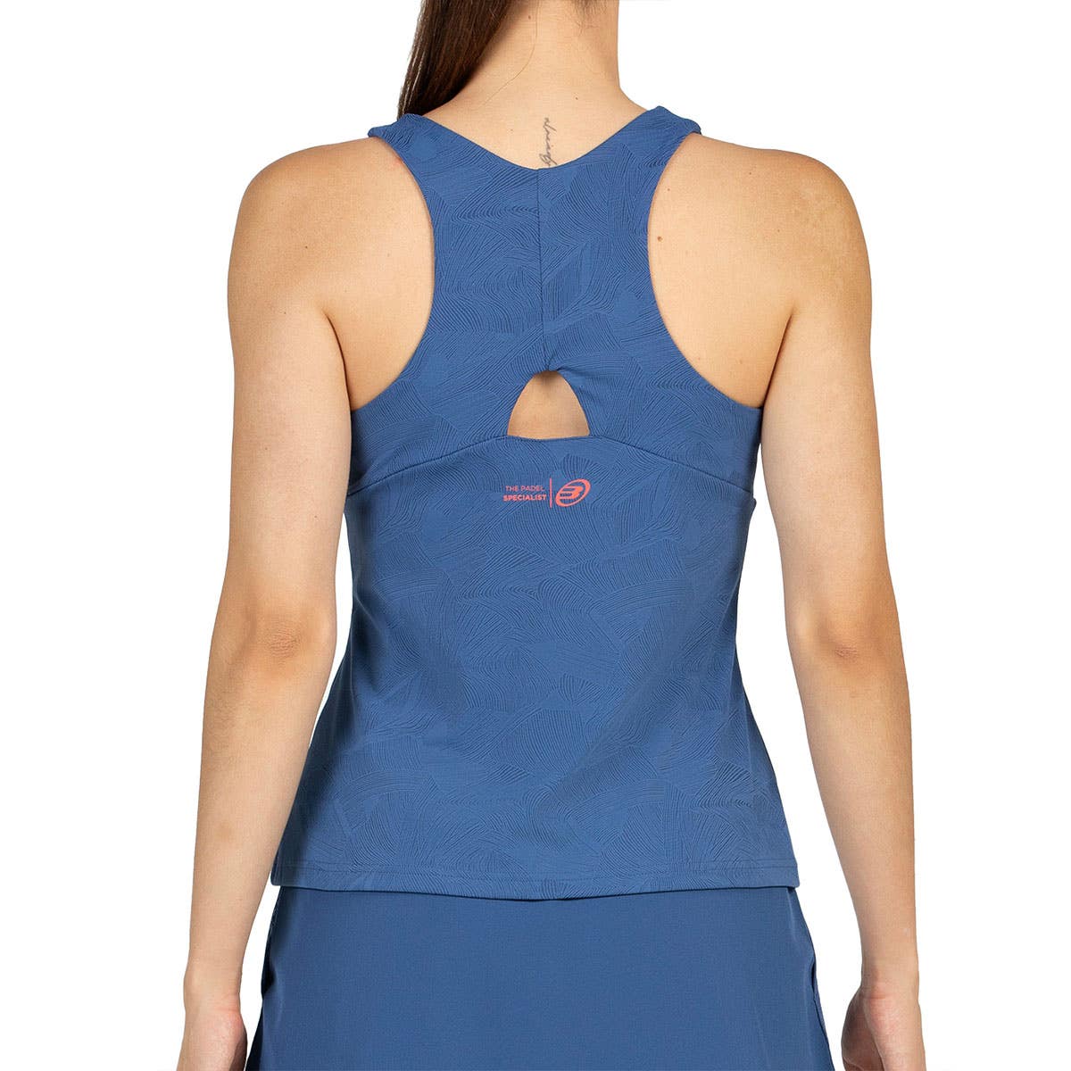 CAMISETA TIRANTES BULLPADEL CORTEGA MUJER AZUL OSCURO