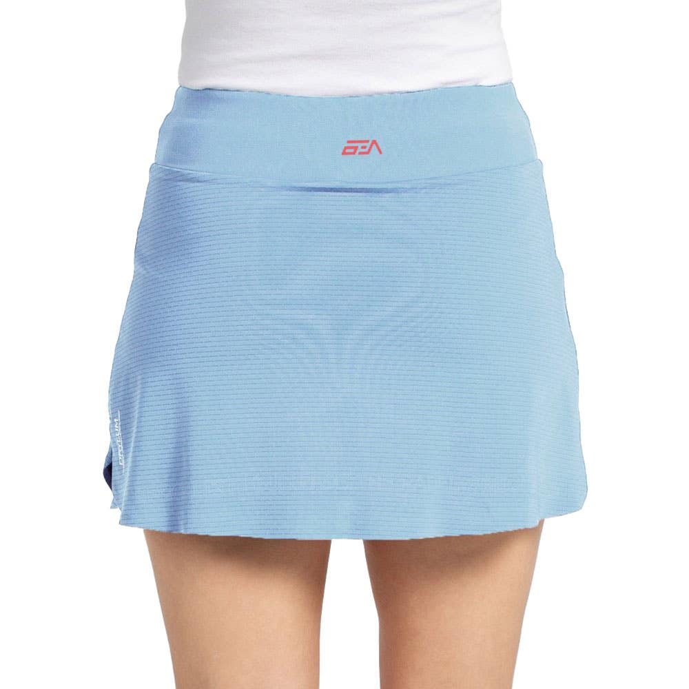 FALDA BULLPADEL BROZAS MUJER AZUL CELESTE