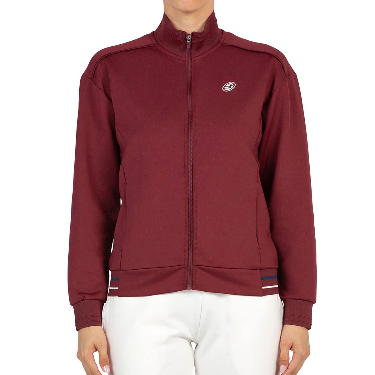 SUDADERA BULLPADEL ALSA MUJER GRANATE