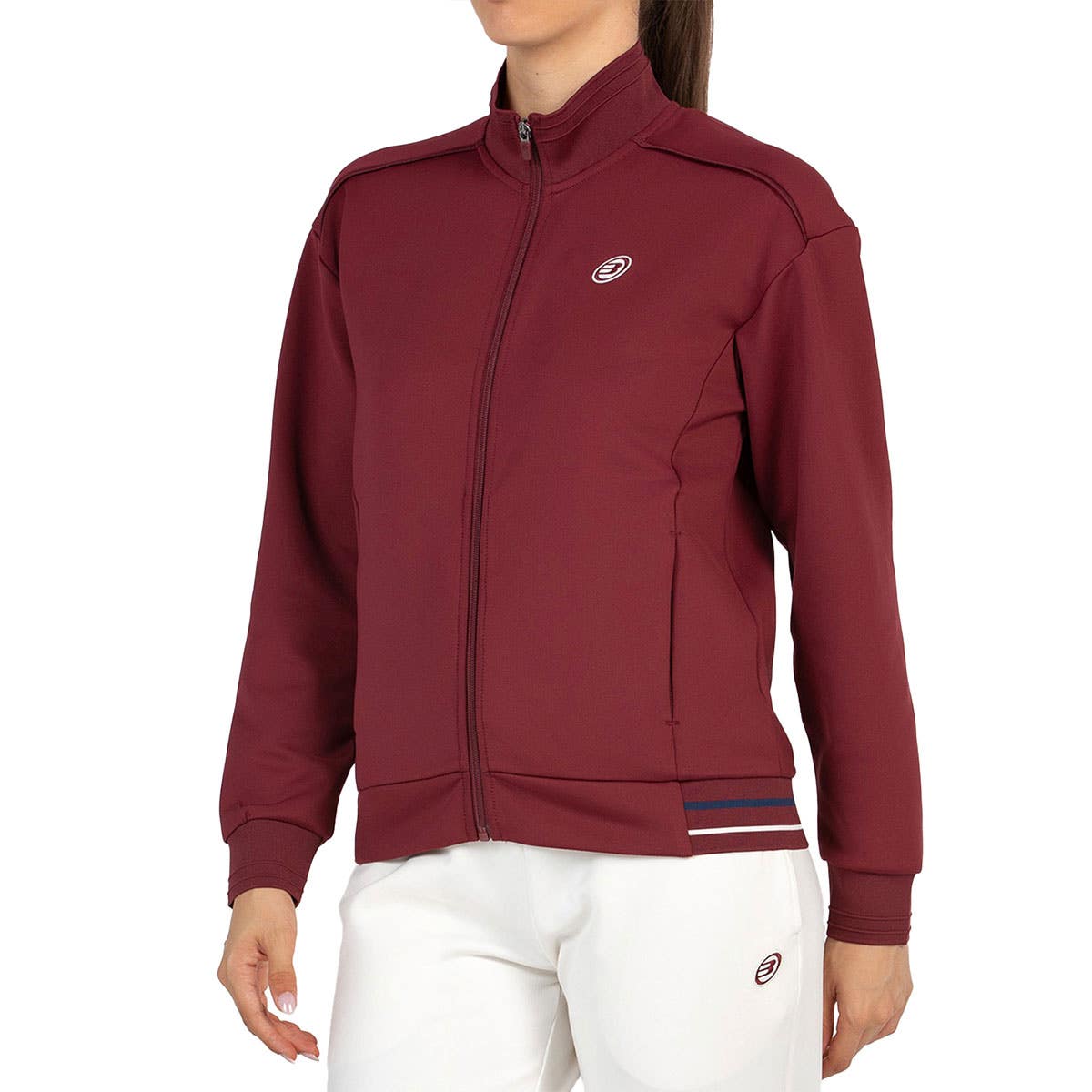 SUDADERA BULLPADEL ALSA MUJER GRANATE