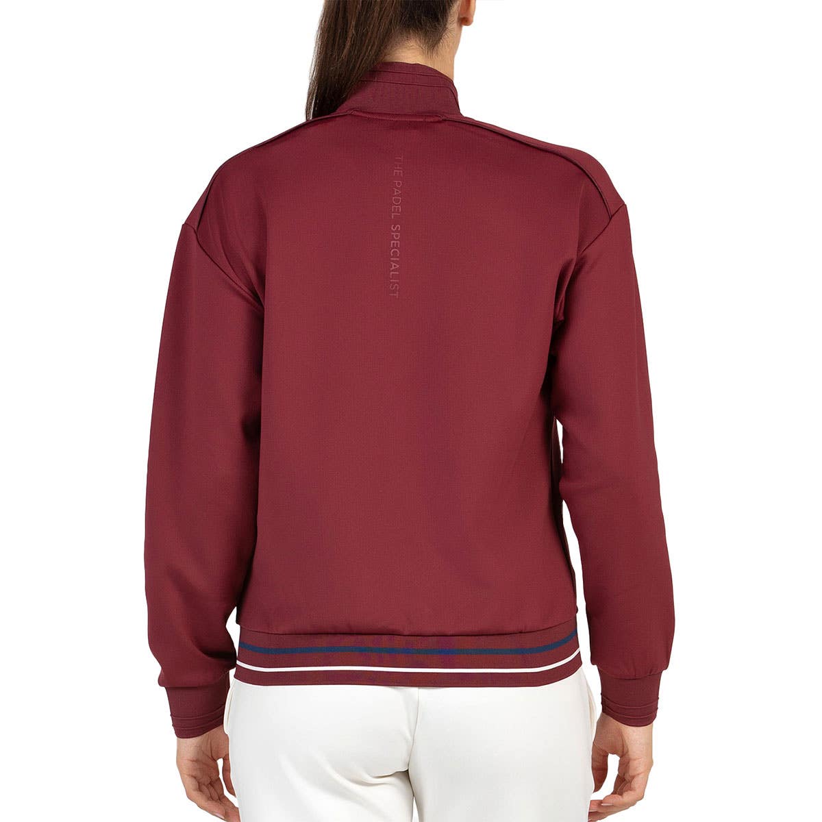 SUDADERA BULLPADEL ALSA MUJER GRANATE