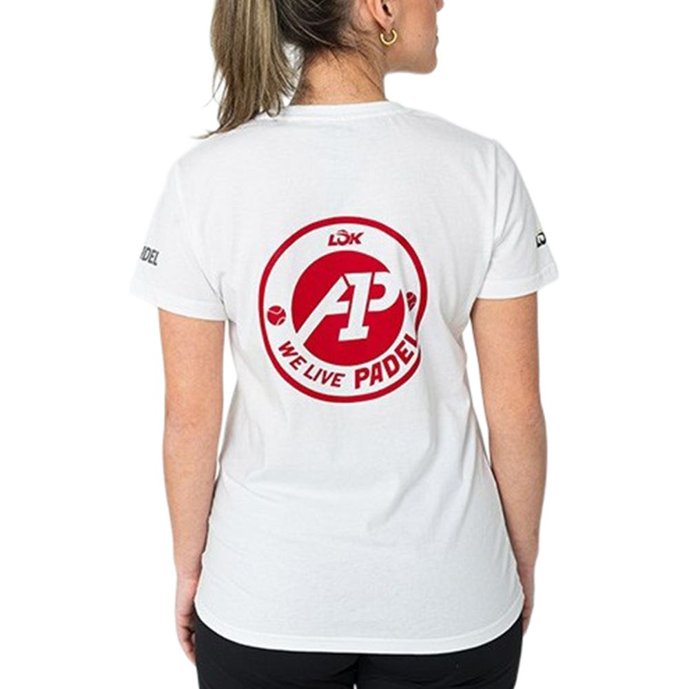 CAMISETA LOK GLACIER A1PADEL MUJER BLANCO