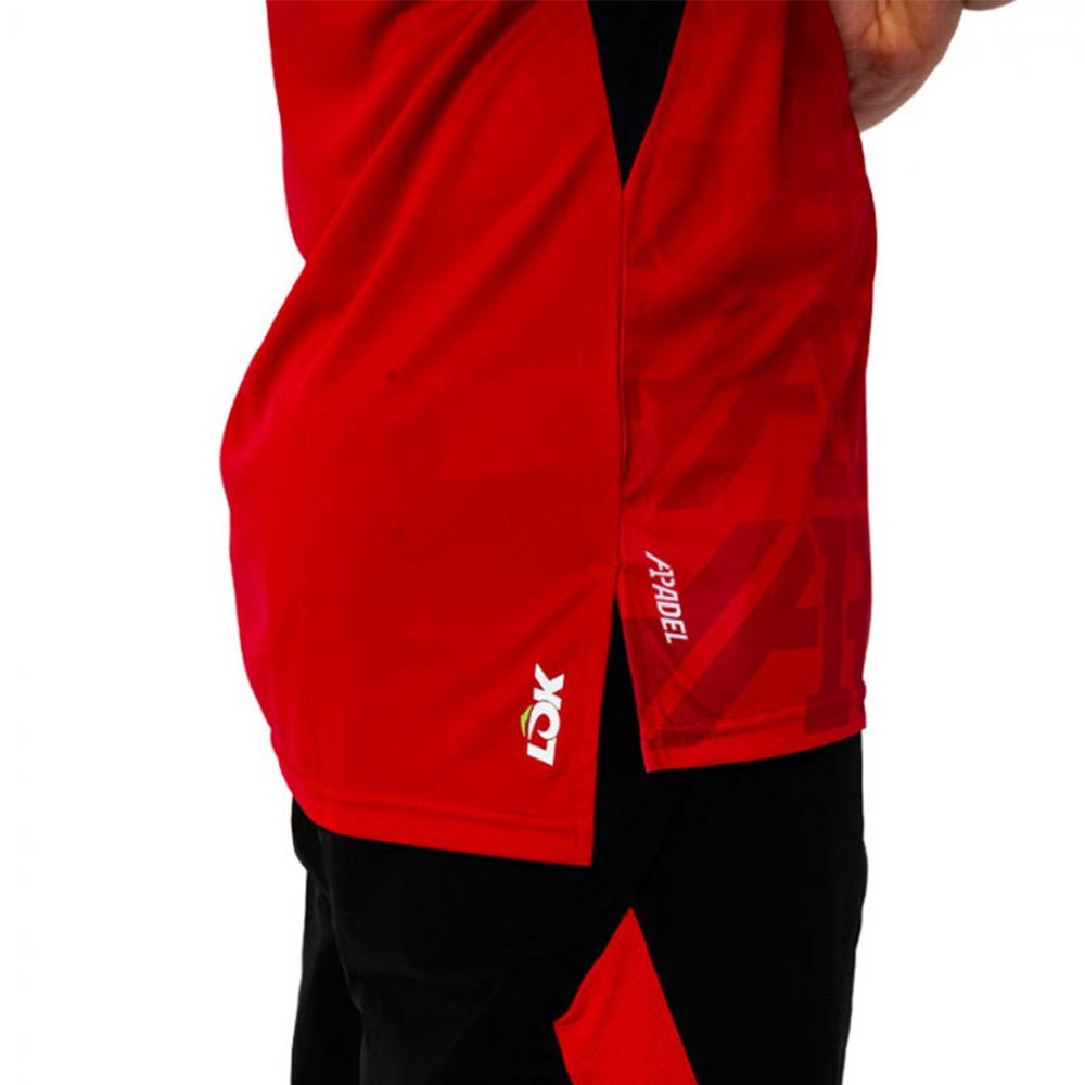 CAMISETA LOK HOOD A1PADEL ROJO
