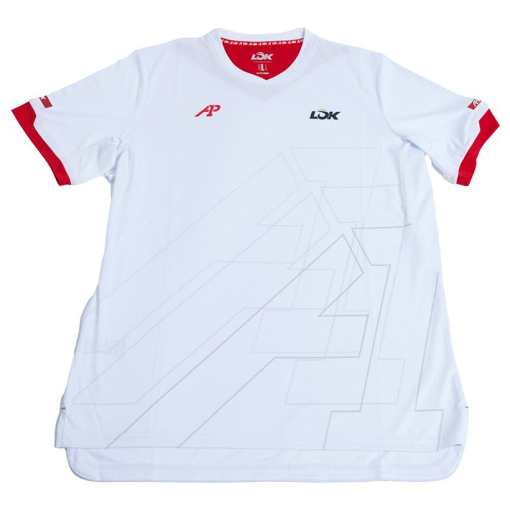 CAMISETA LOK PIKES A1 PÁDEL BLANCO