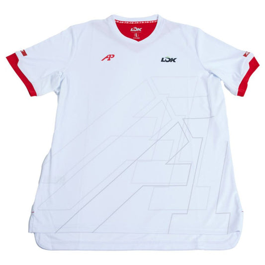 CAMISETA LOK PIKES A1 PÁDEL BLANCO