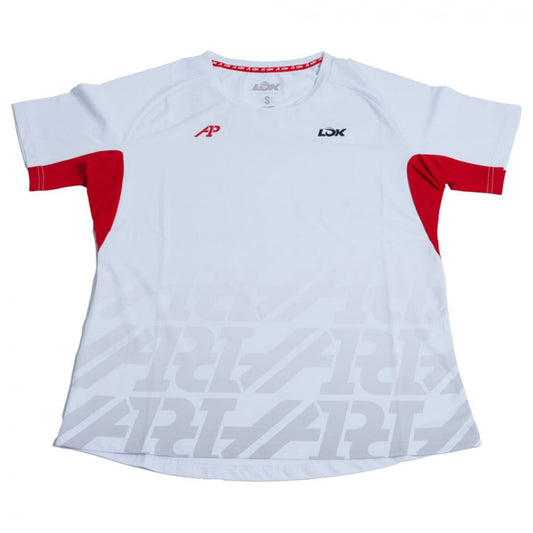 CAMISETA LOK STANISH A1 PADEL MUJER BLANCO