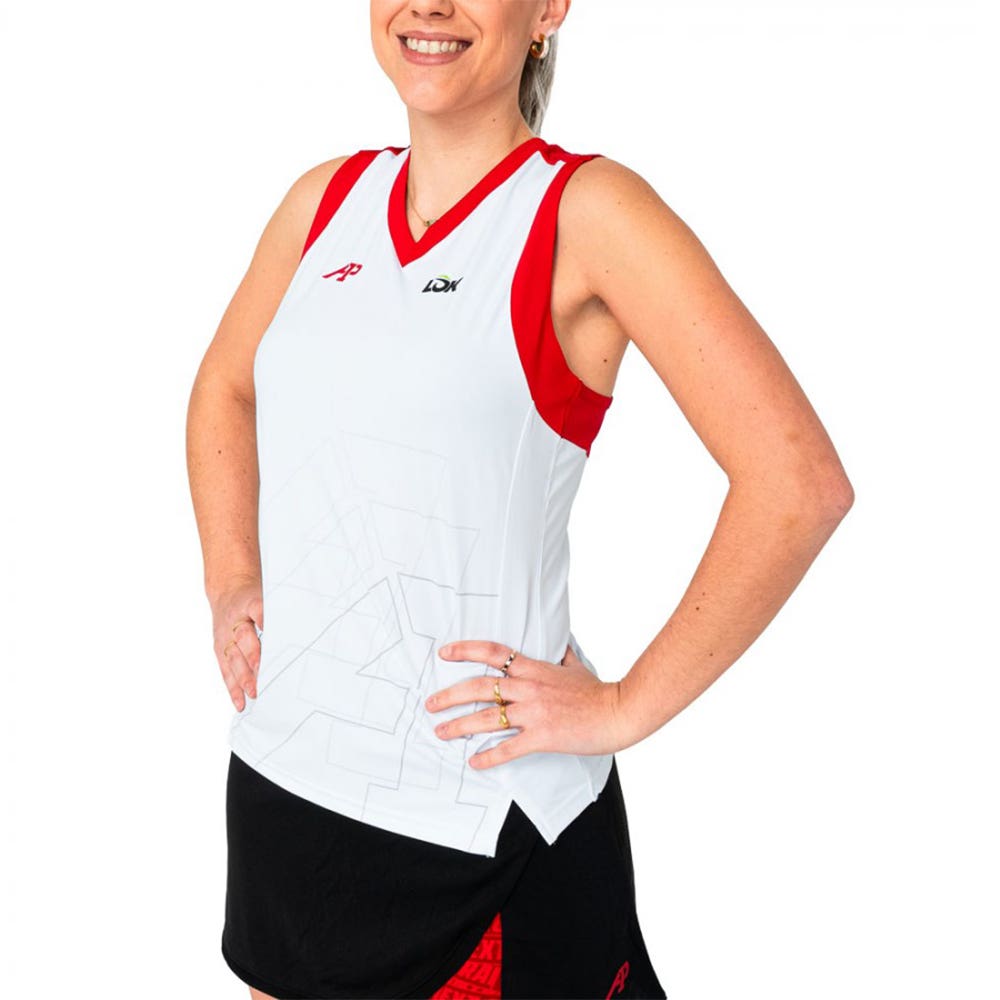 CAMISETA LOK WASATCH A1 PÁDEL MUJER BLANCO