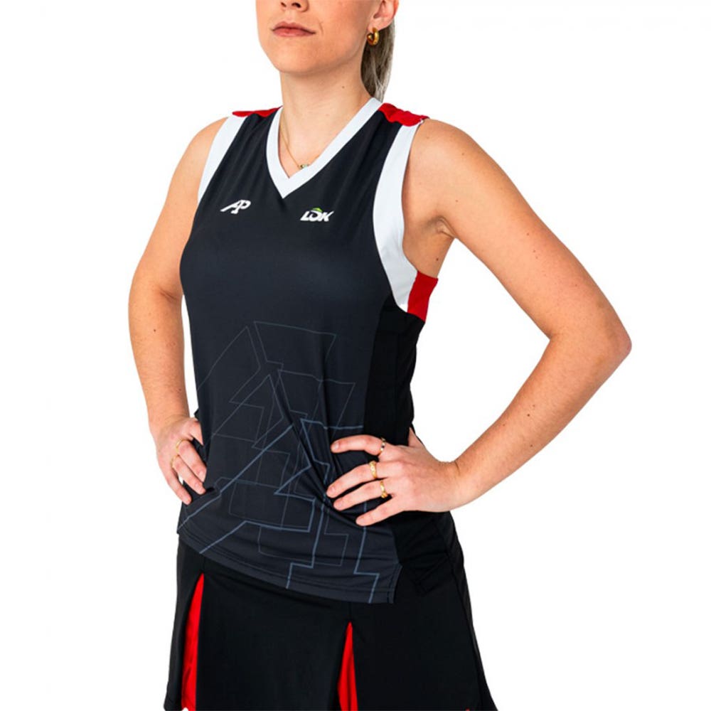 CAMISETA LOK WASATCH A1 PÁDEL MUJER NEGRO
