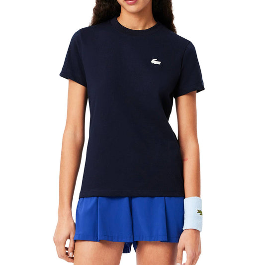 CAMISETA LACOSTE CORE PERFORMANCE MUJER AZUL MARINO