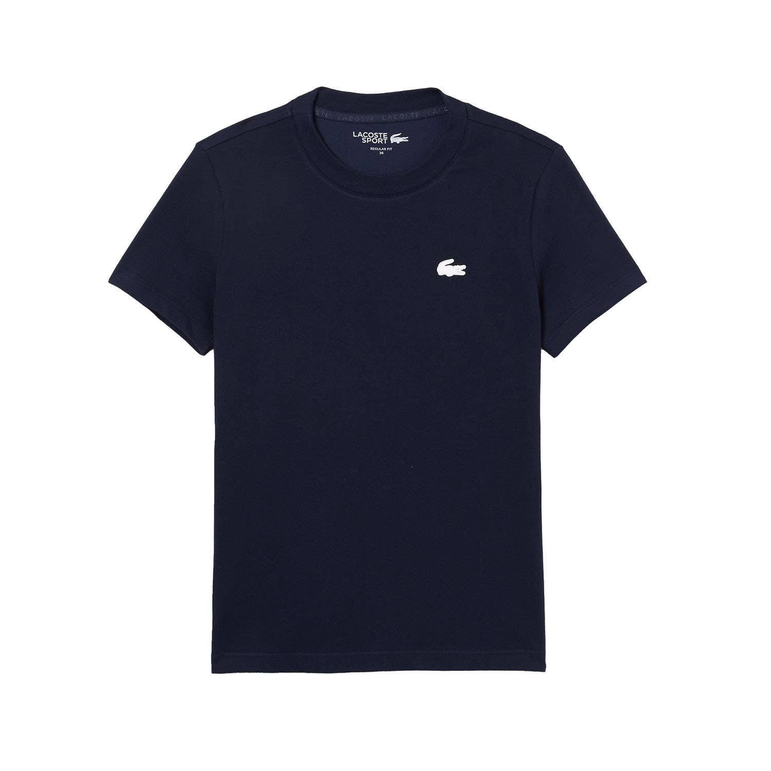 CAMISETA LACOSTE CORE PERFORMANCE MUJER AZUL MARINO