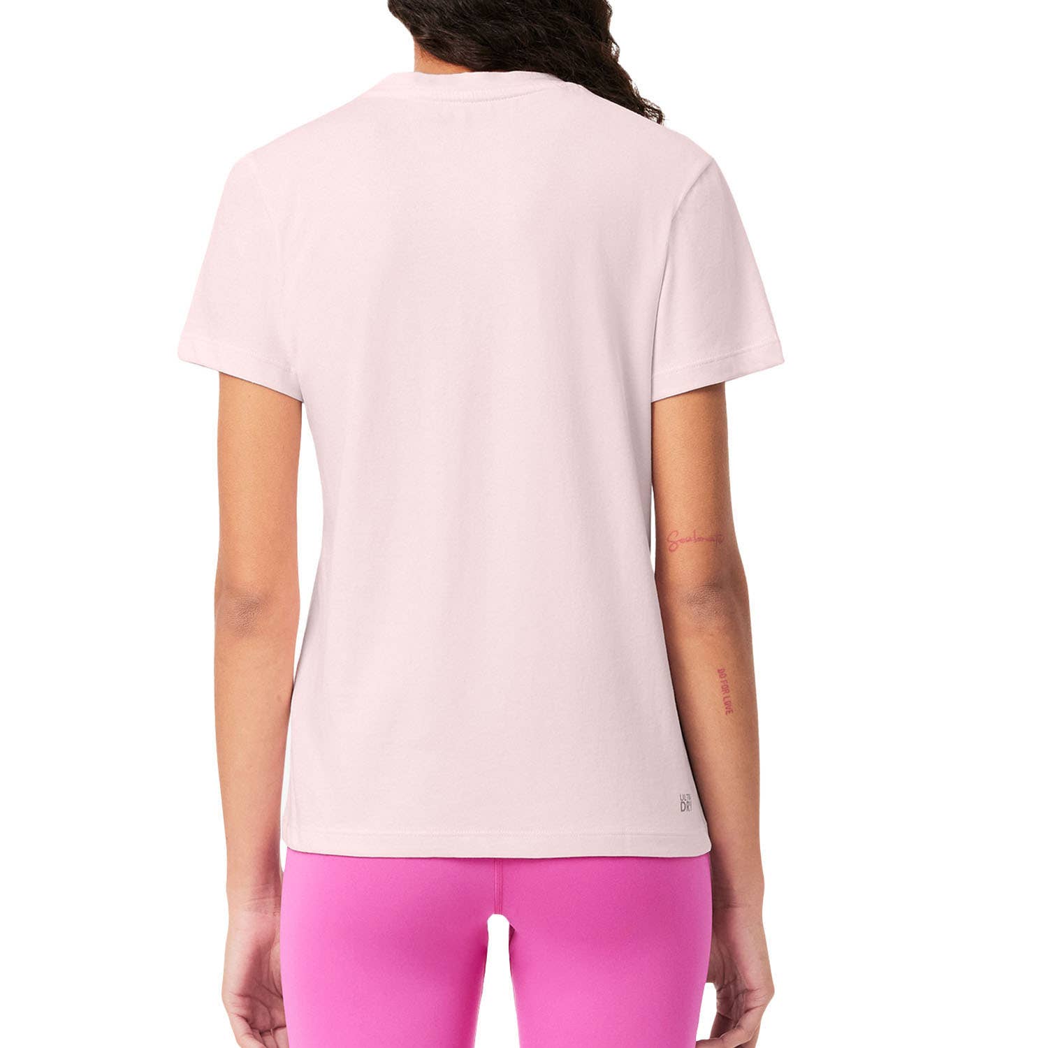 CAMISETA LACOSTE CORE PERFORMANCE MUJER ROSA
