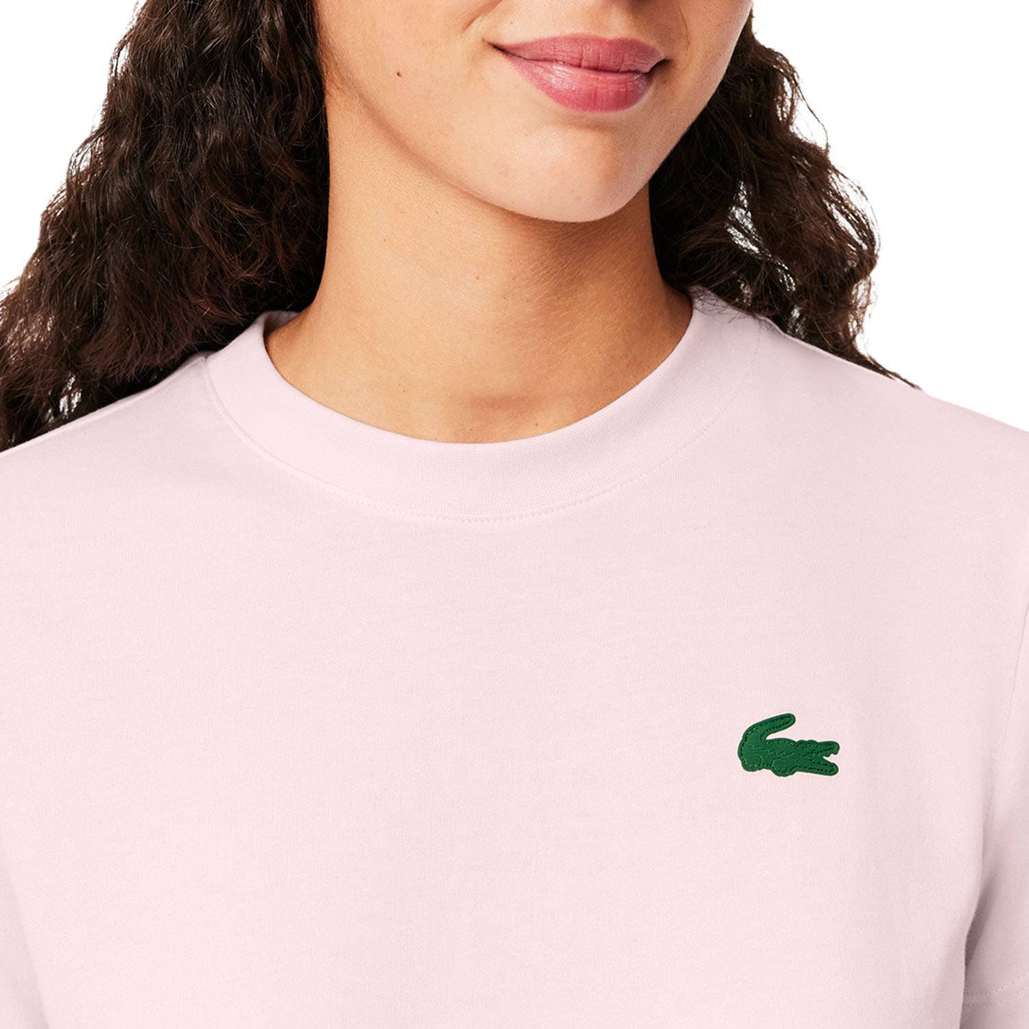 CAMISETA LACOSTE CORE PERFORMANCE MUJER ROSA