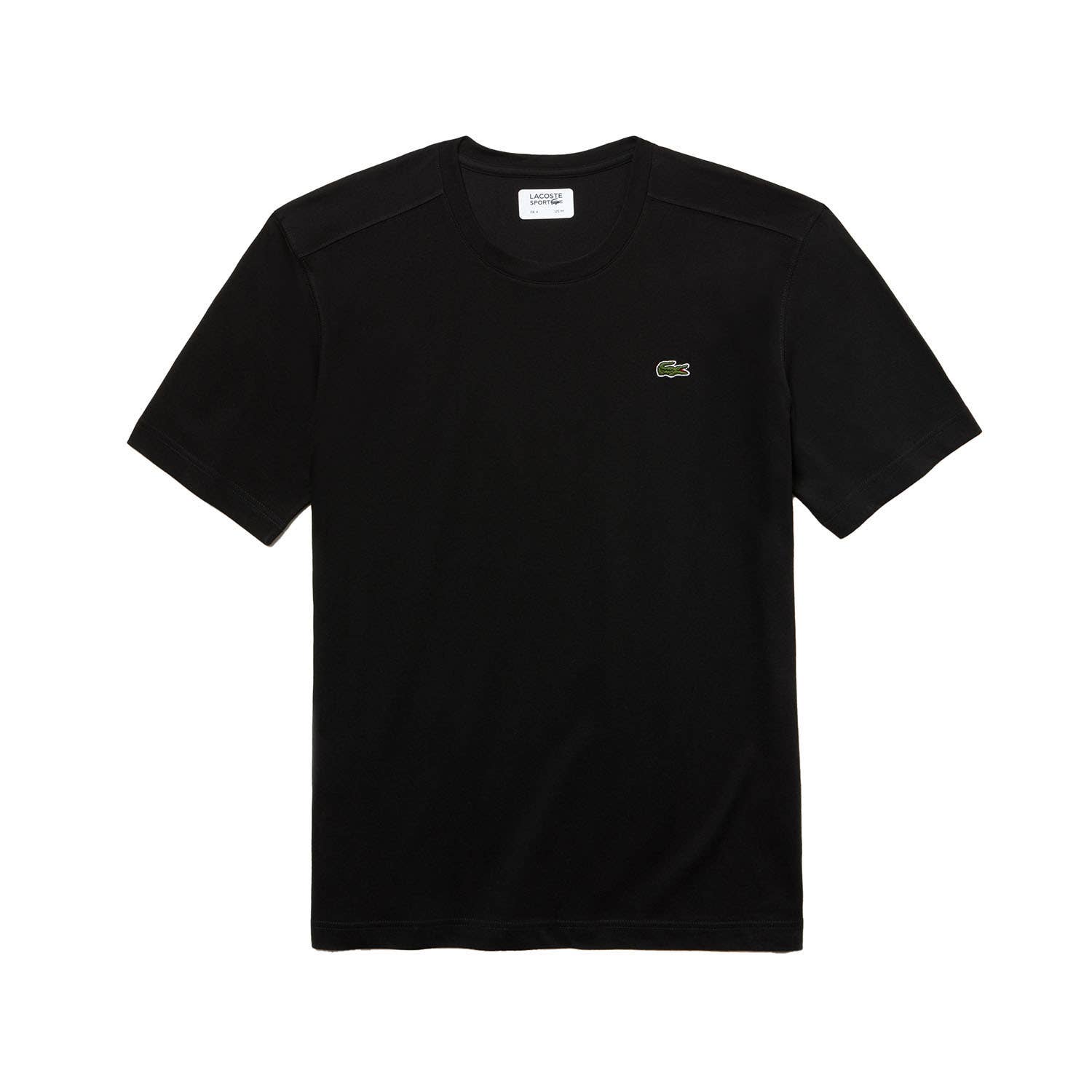 CAMISETA LACOSTE CORE PERFORMANCE TH7618 NEGRO