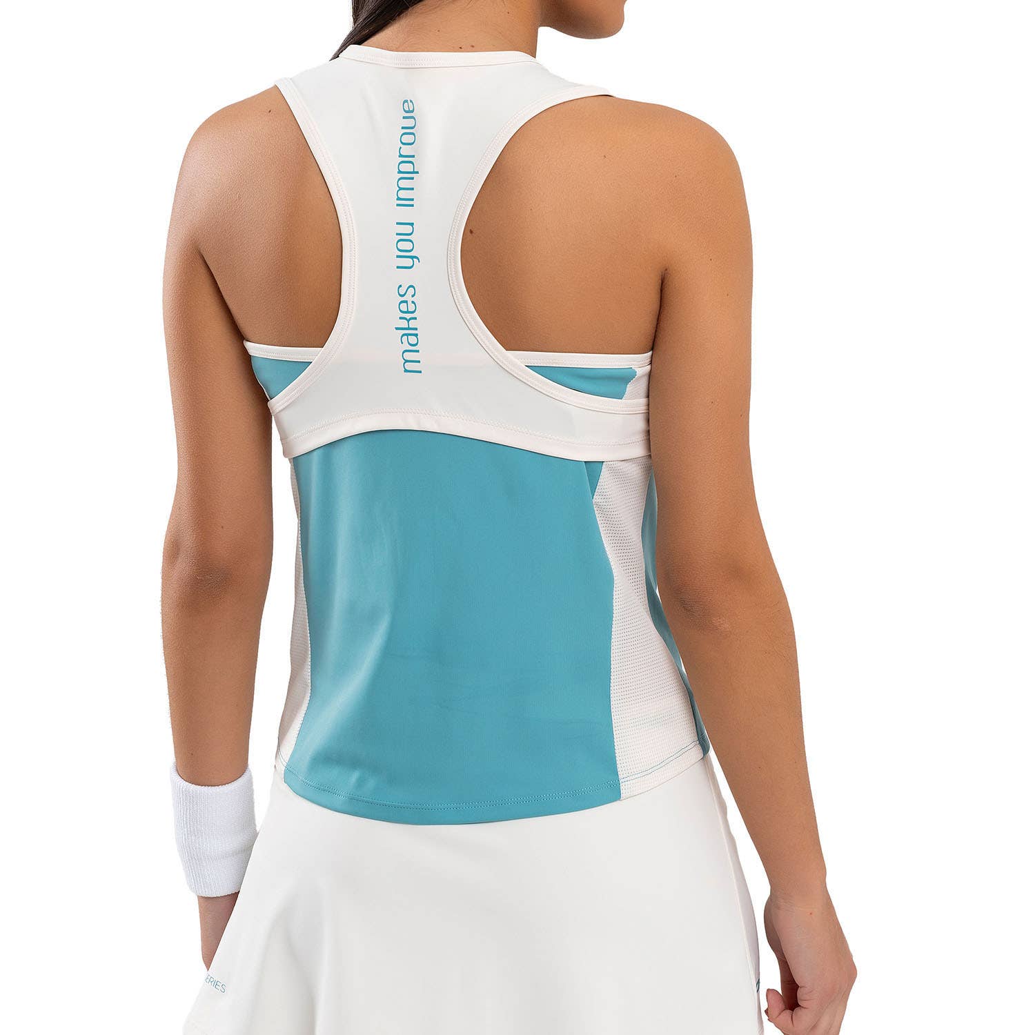 CAMISETA TIRANTES NOX PRO MUJER AZUL TURQUESA
