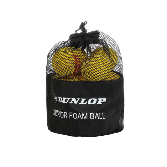 BOLSA 12 BOLAS DUNLOP INDOOR FOAM BALL
