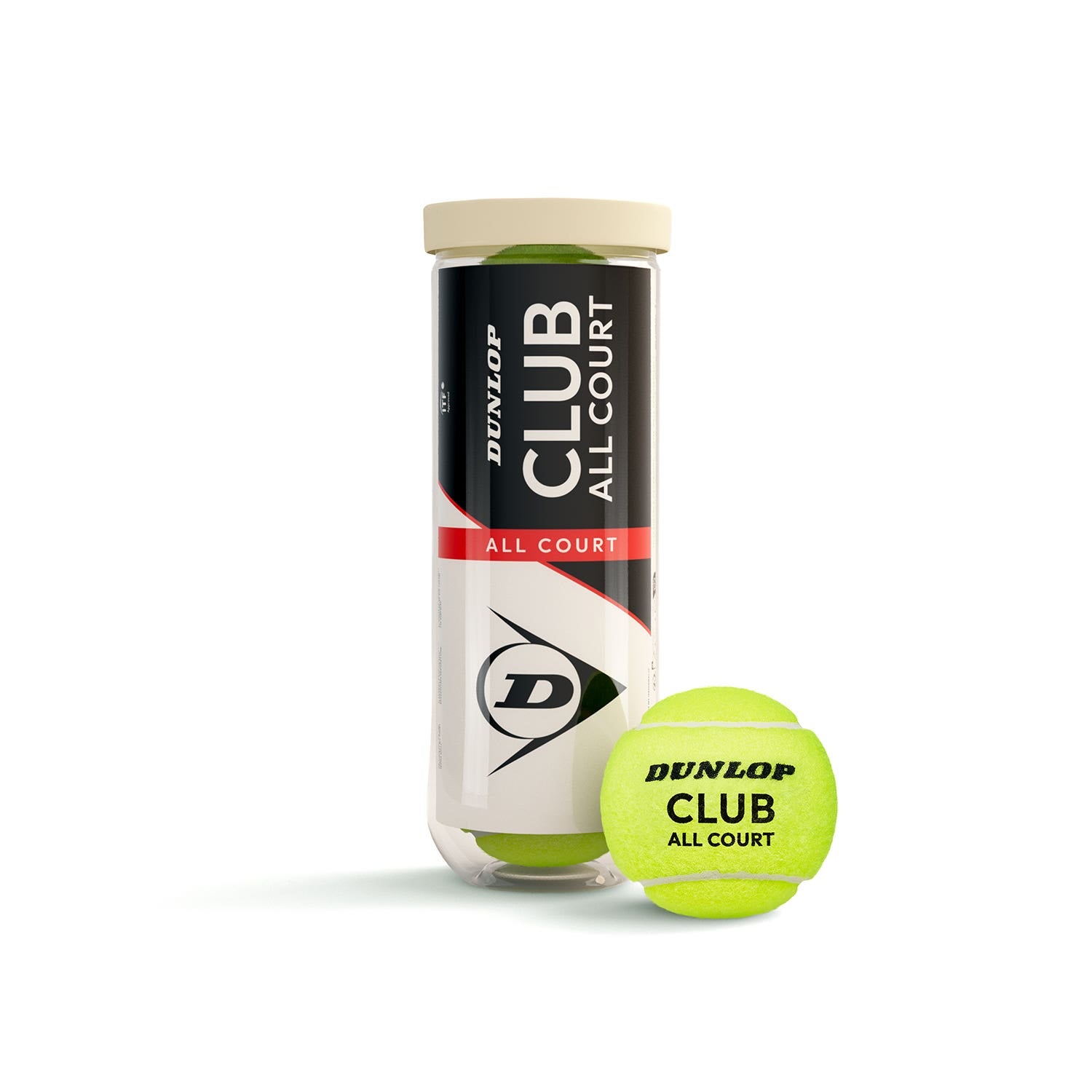BOTE DE 3 BOLAS DUNLOP CLUB ALL COURT