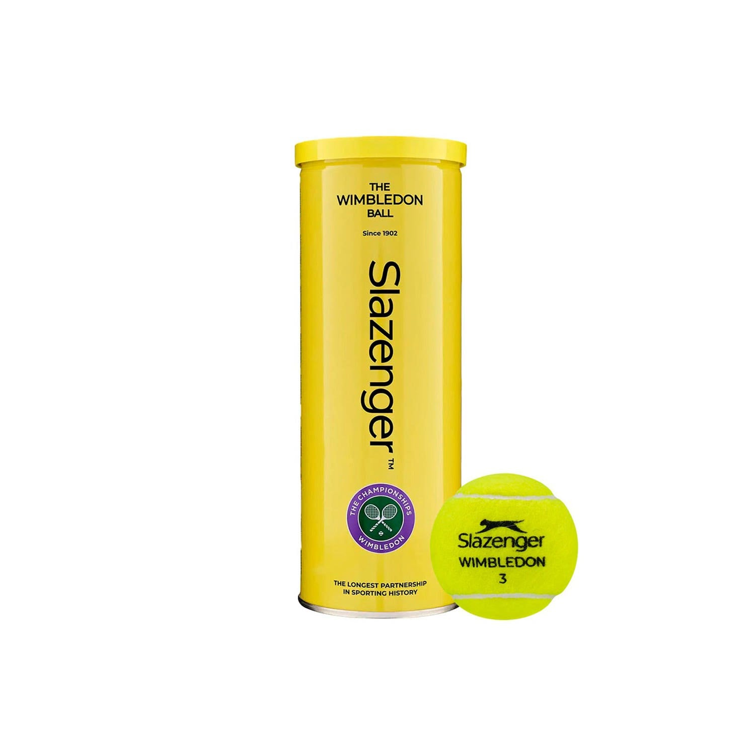 BOTE DE 3 BOLAS SLAZENGER WIMBLEDON