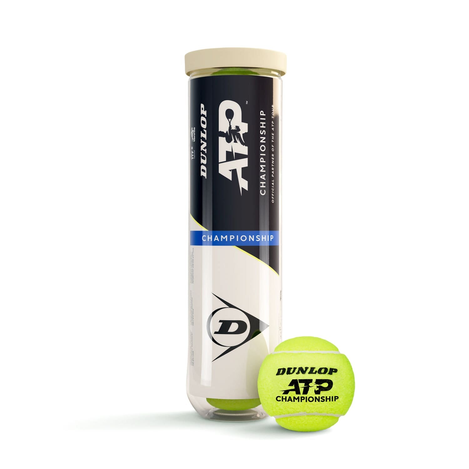 BOTE DE 4 BOLAS DUNLOP ATP CHAMPIONSHIP