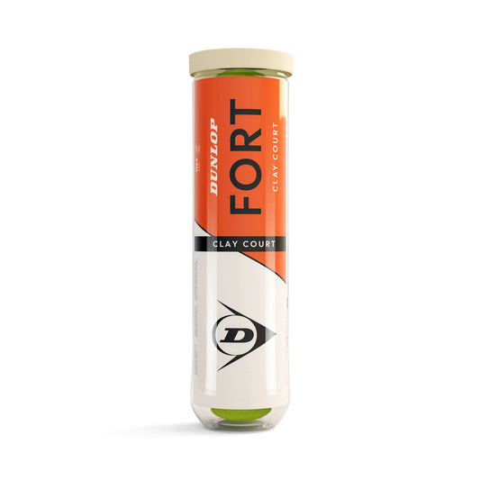 BOTE DE 4 BOLAS DUNLOP FORT CLAY COURT