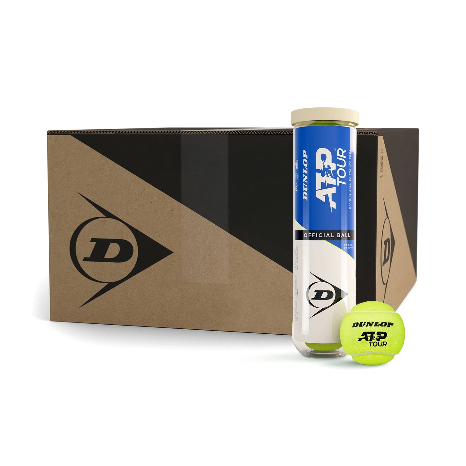 CAJÓN 18 BOTES X 4 BOLAS DUNLOP ATP TOUR 4PET