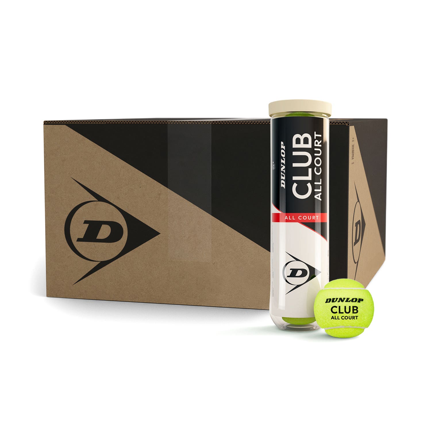 CAJÓN 18 BOTES X 4 BOLAS DUNLOP CLUB AC 4PET