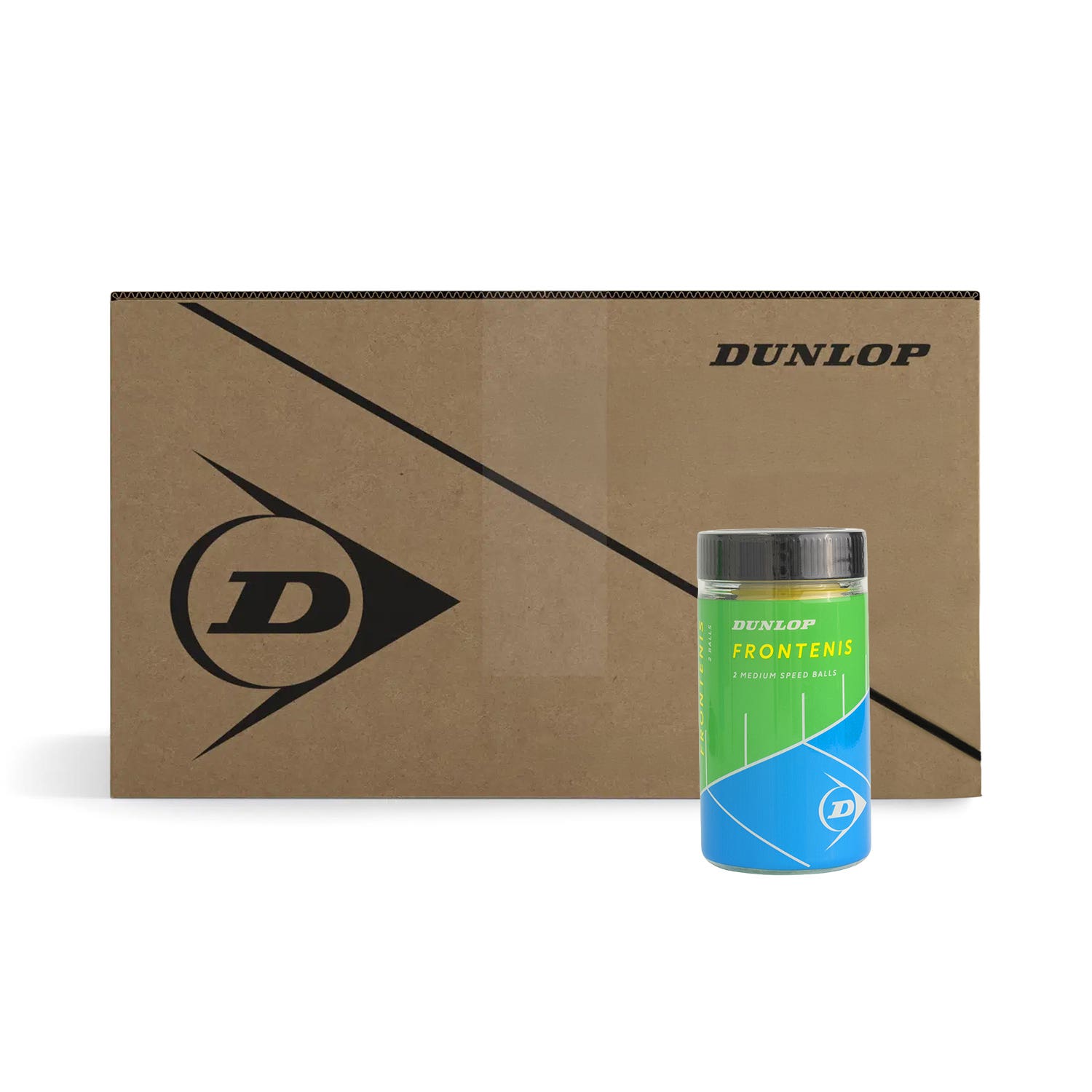 CAJÓN 24 BOTES X 2 BOLAS DUNLOP FRONTENIS