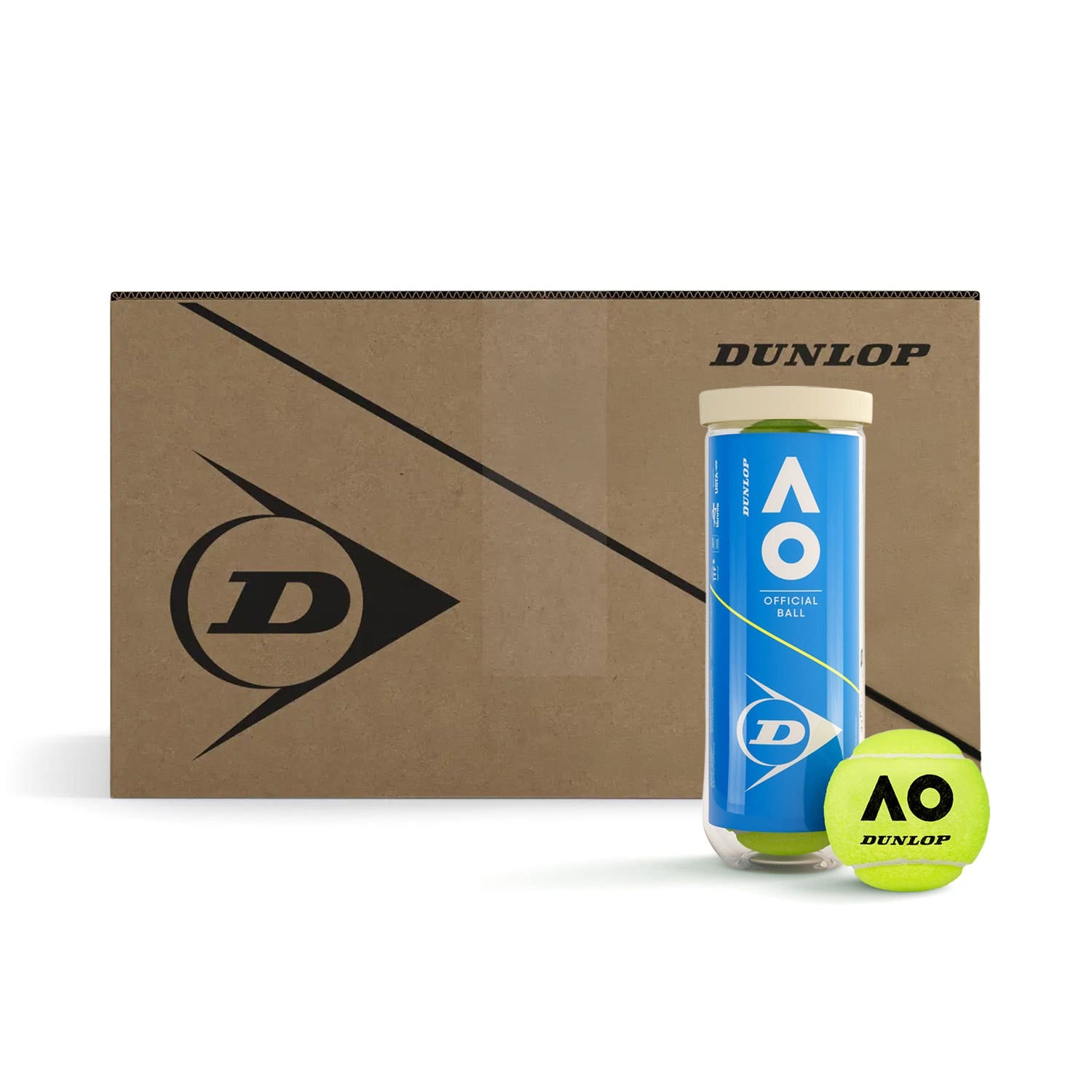 CAJÓN 24 BOTES X 3 BOLAS DUNLOP AUSTRALIAN OPEN 3PET