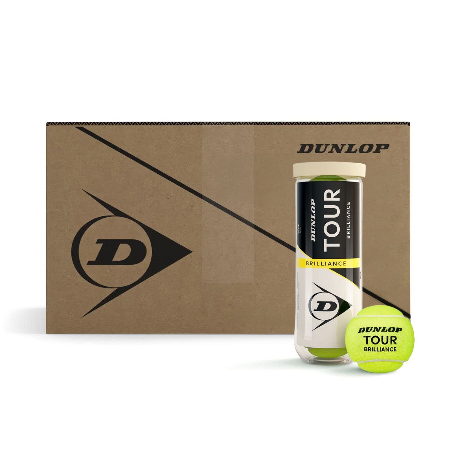 CAJÓN 24 BOTES X 3 BOLAS DUNLOP TOUR BRILLIANCE 3PET