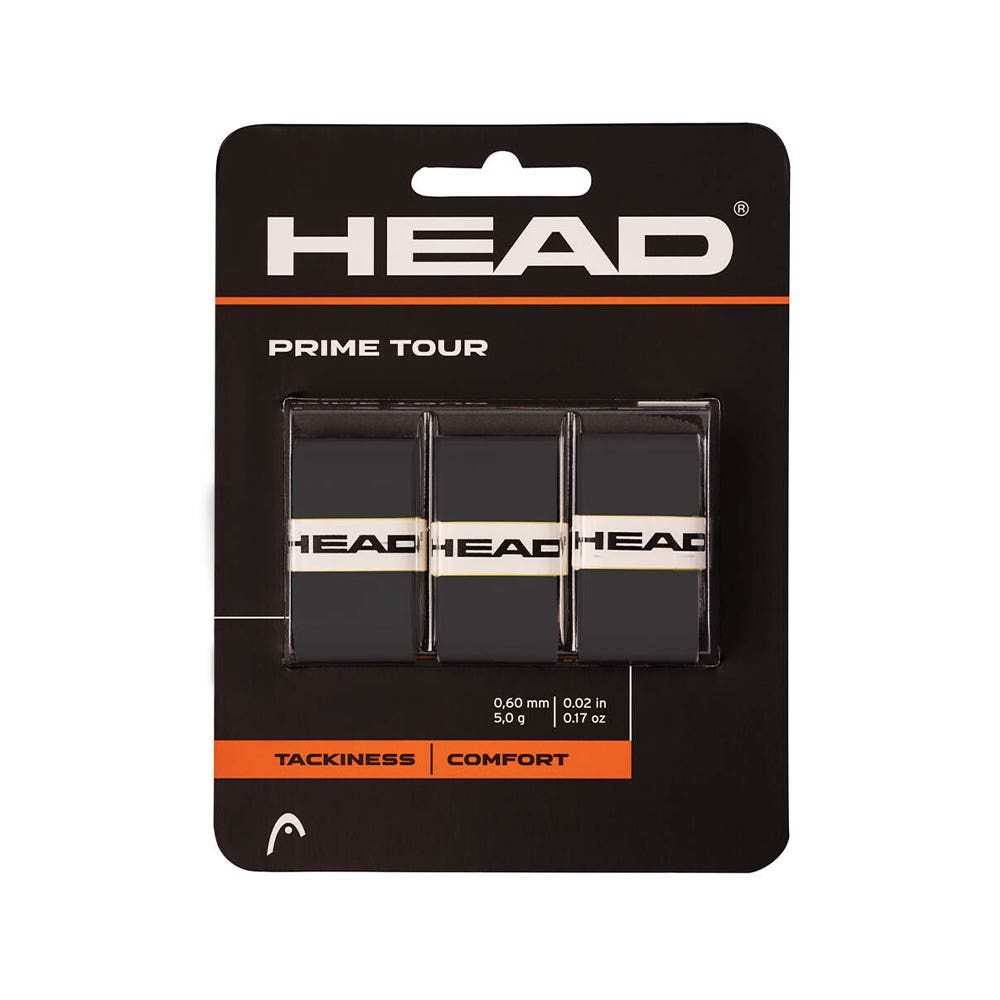 BLISTER 3 UDS. OVERGRIP HEAD PRIME TOUR NEGRO