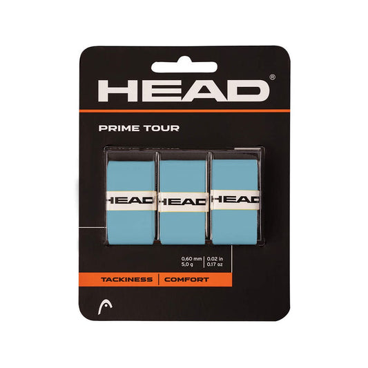 BLISTER 3 UDS. OVERGRIP HEAD PRIME TOUR AZUL