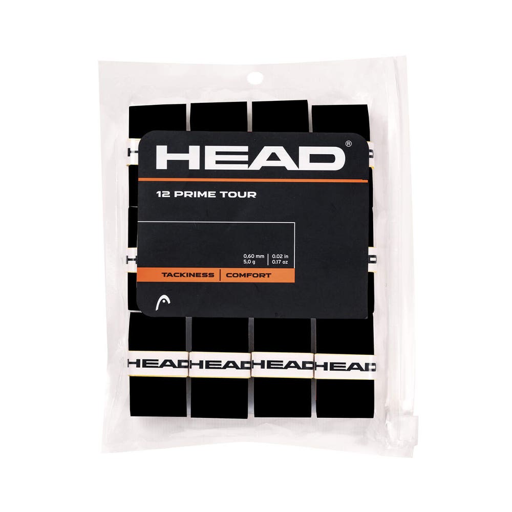 BOLSA 12 UDS. OVERGRIP HEAD PRIME TOUR NEGRO