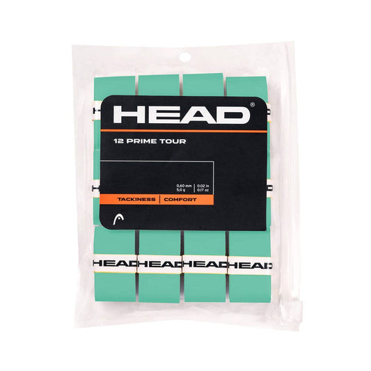 BOLSA 12 UDS. OVERGRIP HEAD PRIME TOUR VERDE