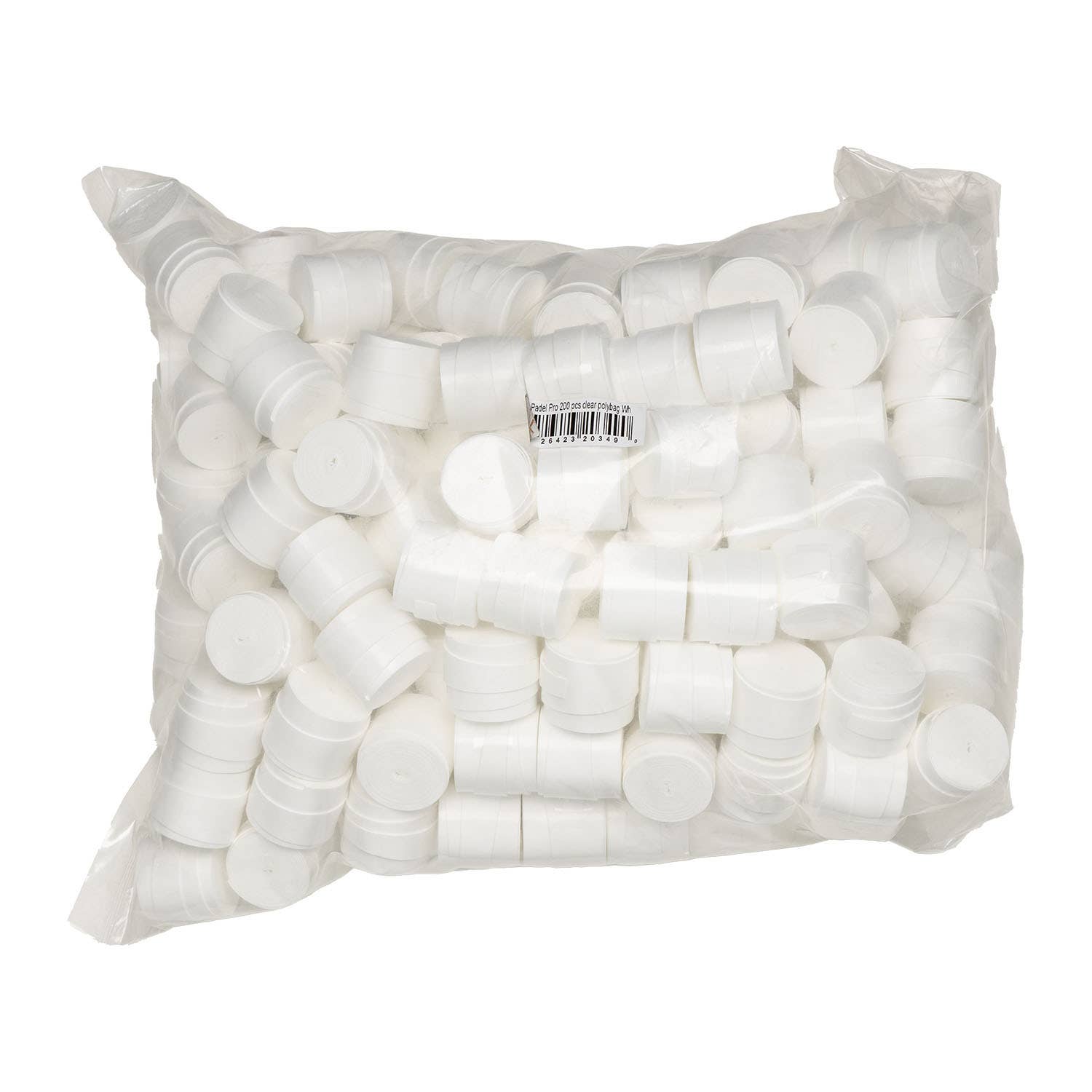 BOLSA 200 UDS. OVERGRIPS HEAD PADEL PRO BLANCO