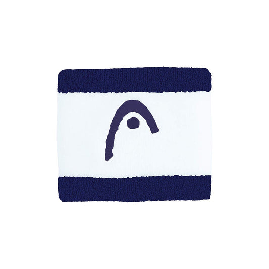 MUÑEQUERA HEAD STRIPED 2.5 AZUL MARINO