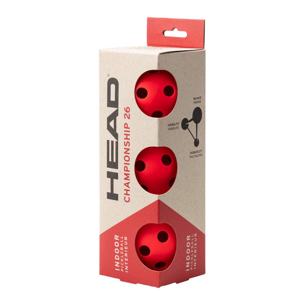 BOTE 3 BOLAS DE PICKLEBALL 3B HEAD CHAMPIONSHIP 26 (12UNITS/MBO)