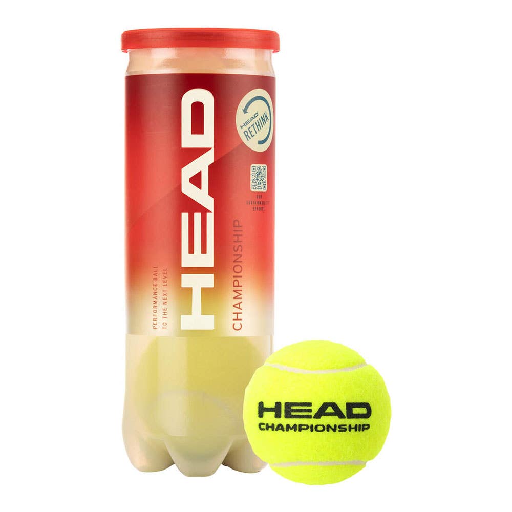 BOTE 3 BOLAS DE TENIS HEAD CHAMPIONSHIP