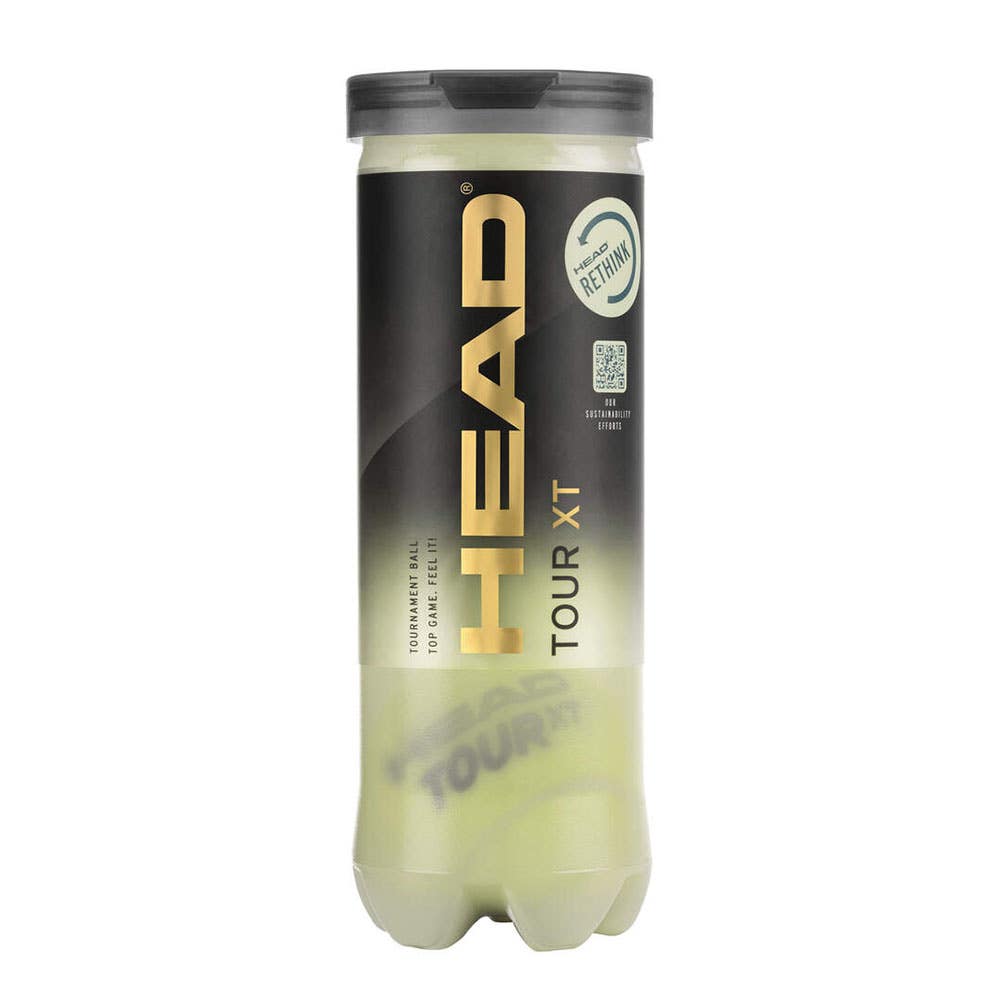 BOTE 3 BOLAS DE TENIS HEAD TOUR XT