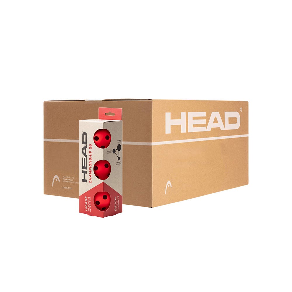 CAJON 12 BOTES 3 BOLAS DE PICKLEBALL 3B HEAD CHAMPIONSHIP 26 (12UNITS/MBO) 557023
