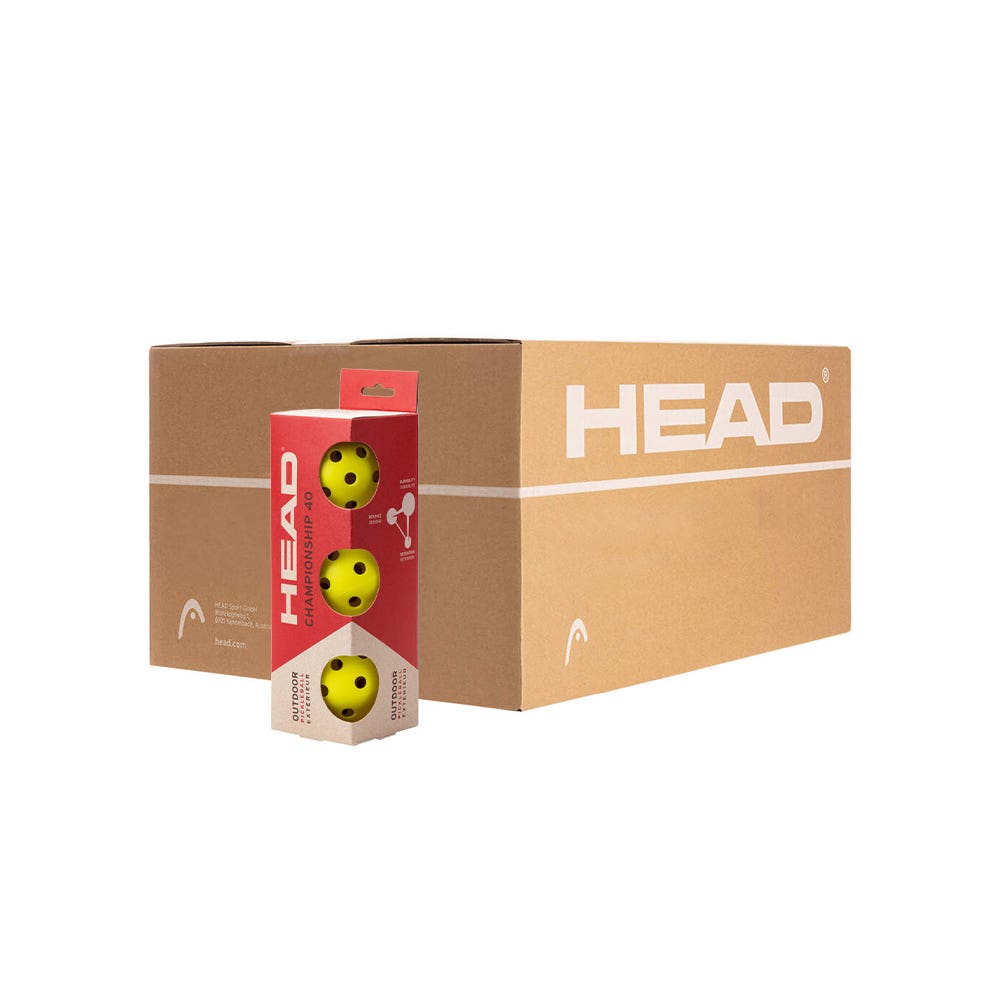 CAJÓN 12 BOTES 3 BOLAS DE PICKLEBALL HEAD CHAMPIONSHIP 40 557020