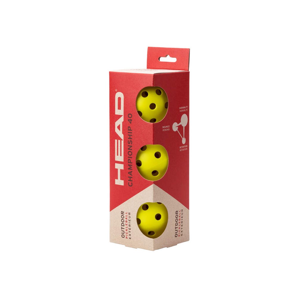 CAJÓN 12 BOTES 3 BOLAS DE PICKLEBALL HEAD CHAMPIONSHIP 40 557020